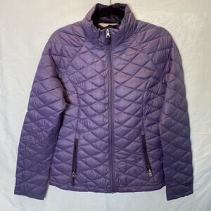 Free Country Women's Size Quilted Packable Down Puffer Jacket Size Medium Purple